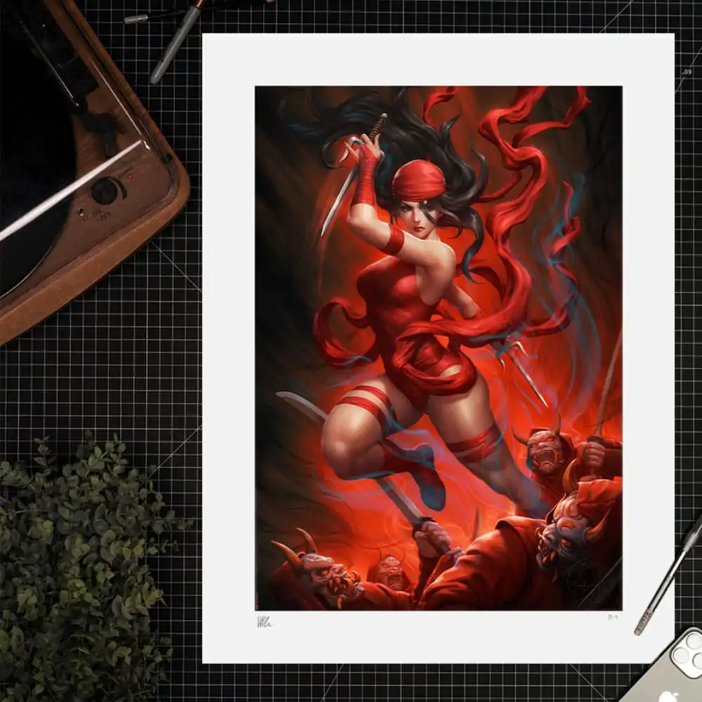 Marvel Art Print Elektra vs The Hand 46 x 61 cm - unframed product photo