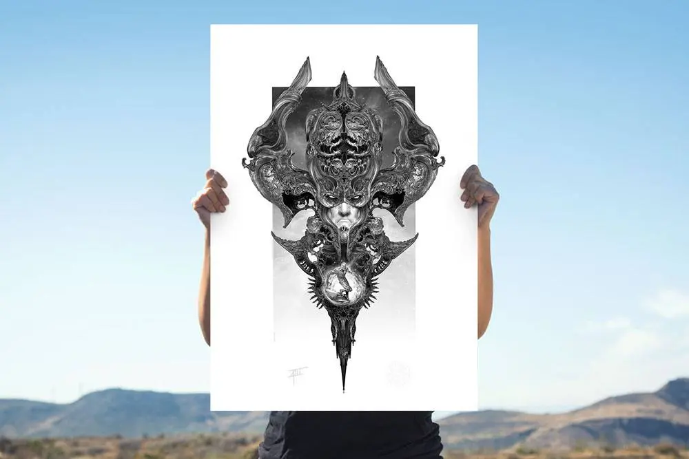 Marvel Art Print Galactus &amp; The Silver Surfer 46 x 66 cm - unframed product photo