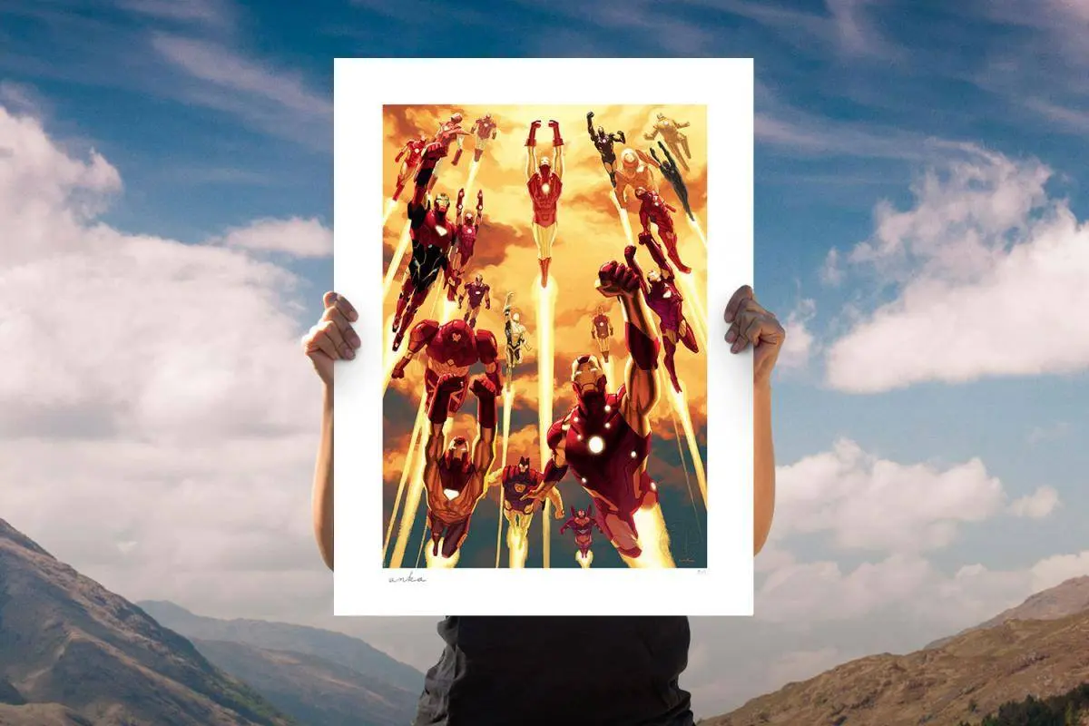 Marvel Art Print Iron Man Legacy 46 x 61 cm - unframed product photo