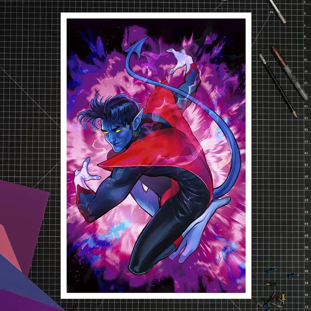 Marvel Art Print Nightcrawler 41 x 61 cm - unframed termékfotó