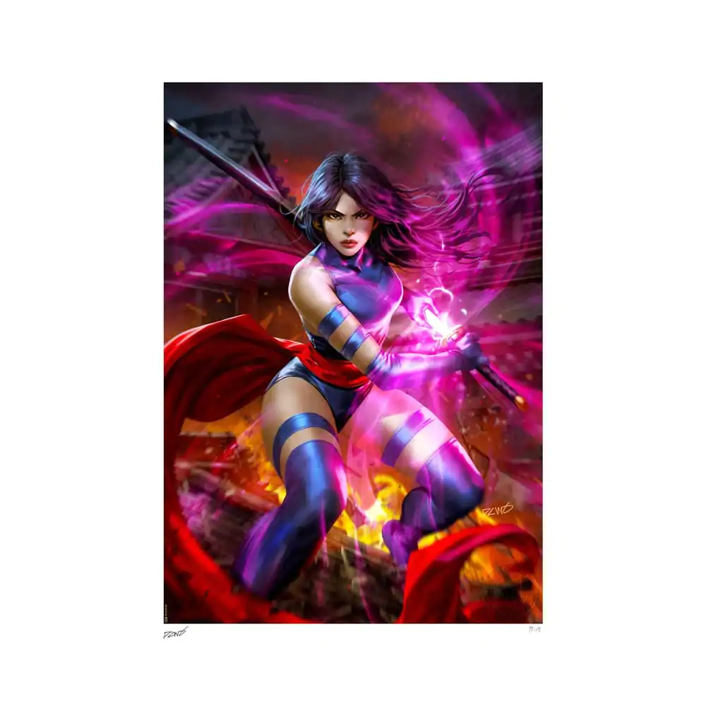 Marvel Art Print Psylocke 46 x 61 cm - unframed termékfotó