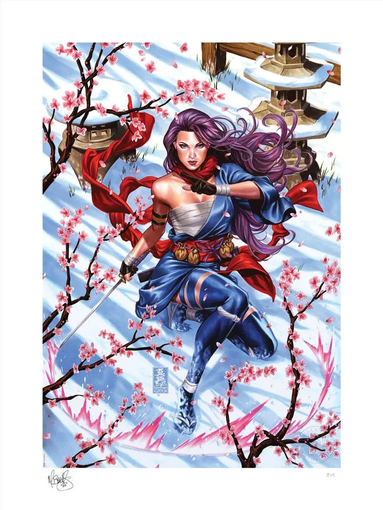 Marvel Art Print Psylocke Demon Days: X-Men 46 x 61 cm - unframed product photo