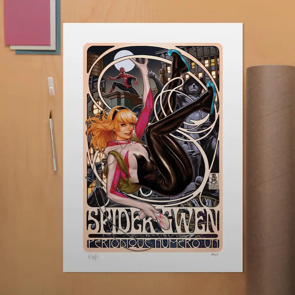 Marvel Art Print Spider-Gwen: Périodique Numéro Un 46 x 61 cm - unframed termékfotó