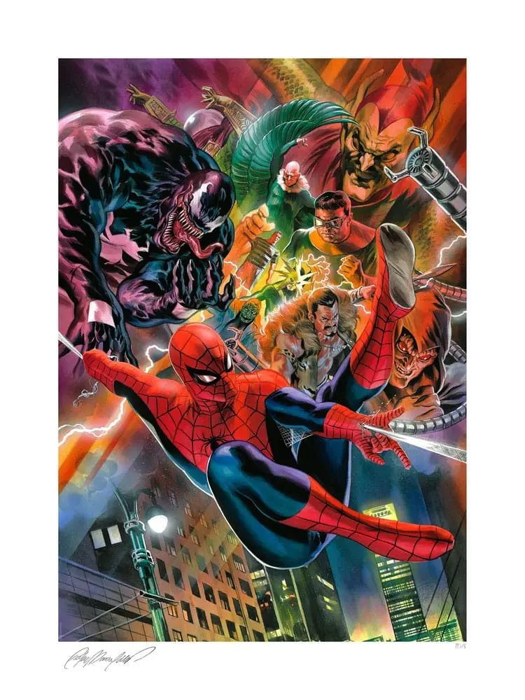 Marvel Art Print Spider-Man vs the Sinister Six 46 x 61 cm - unframed product photo