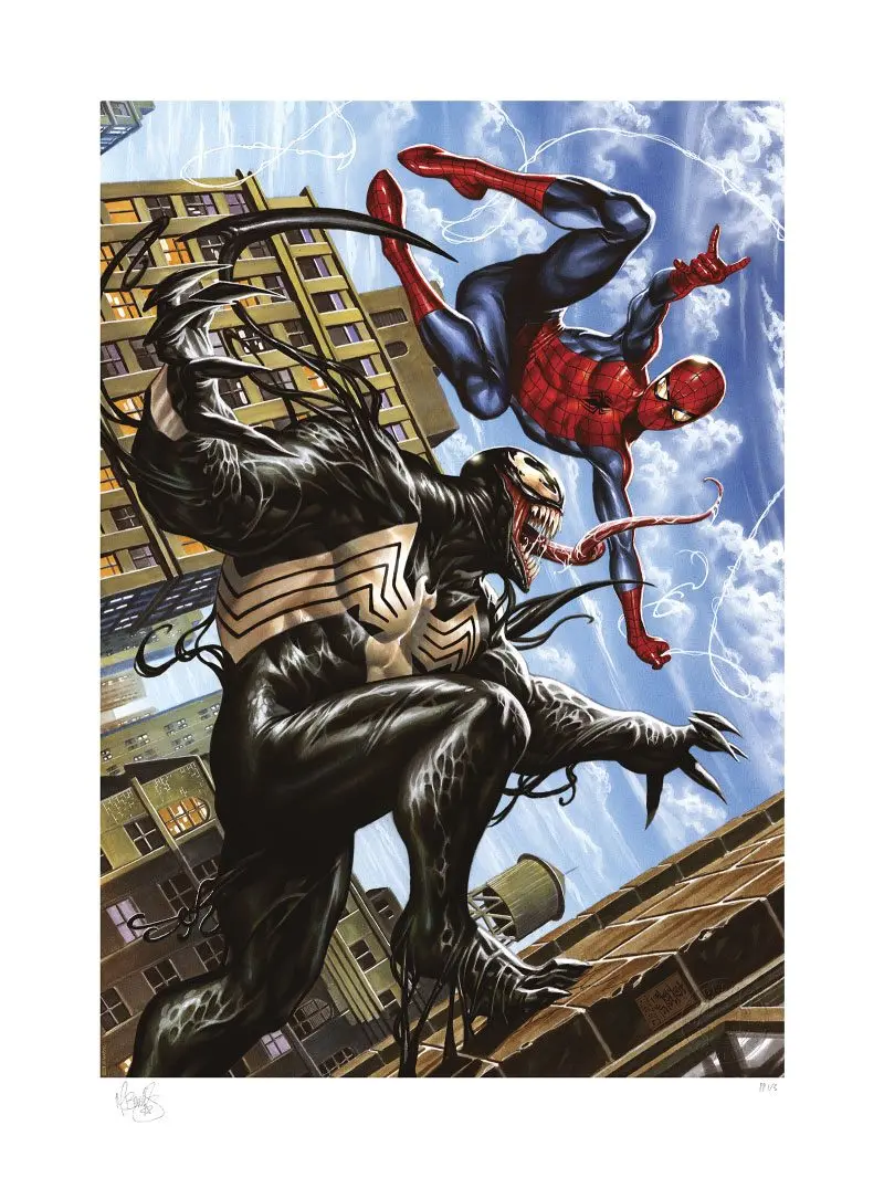 Marvel Art Print Spider-Man vs Venom 46 x 61 cm - unframed product photo