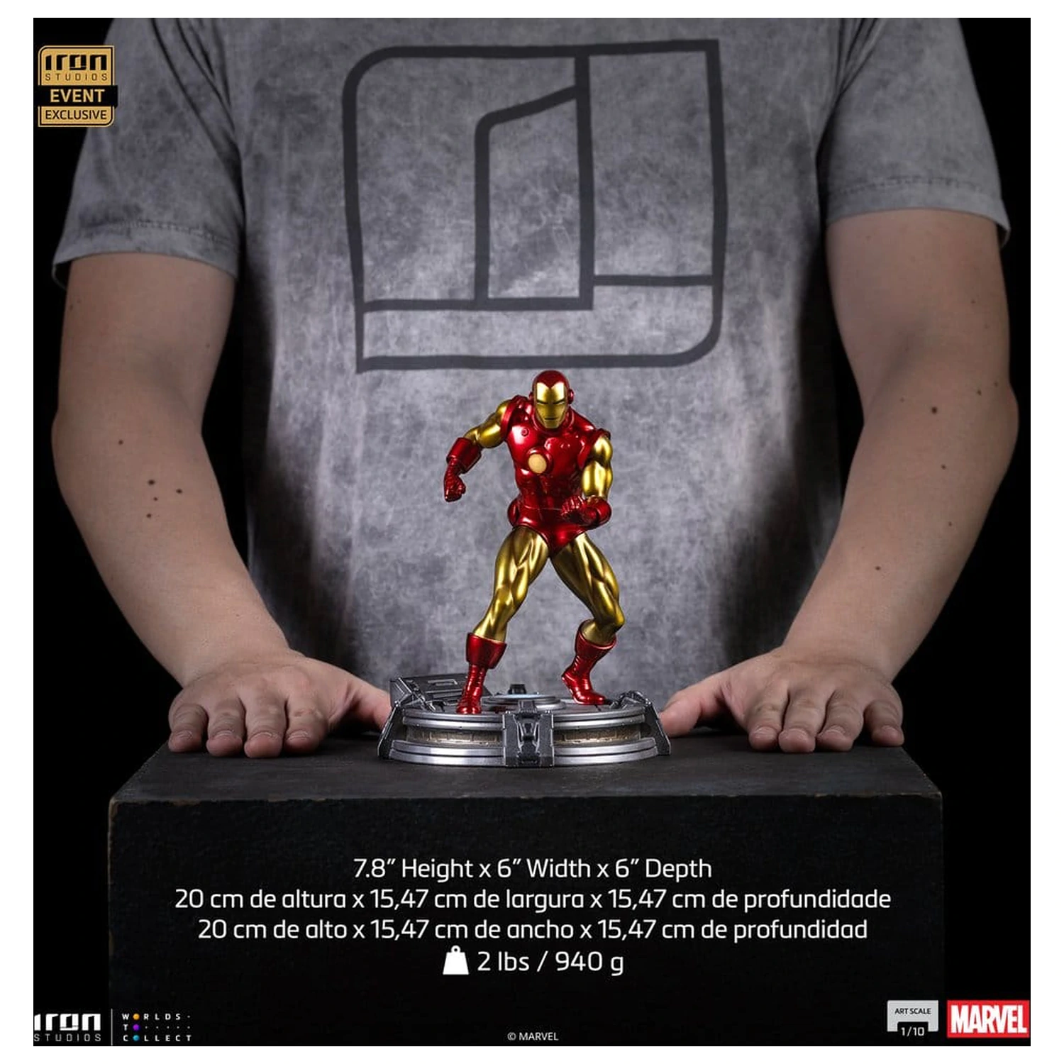 Marvel Art Scale Statue 1/10 Iron Man (CCXP Exclusive 2025) 20 cm   product photo