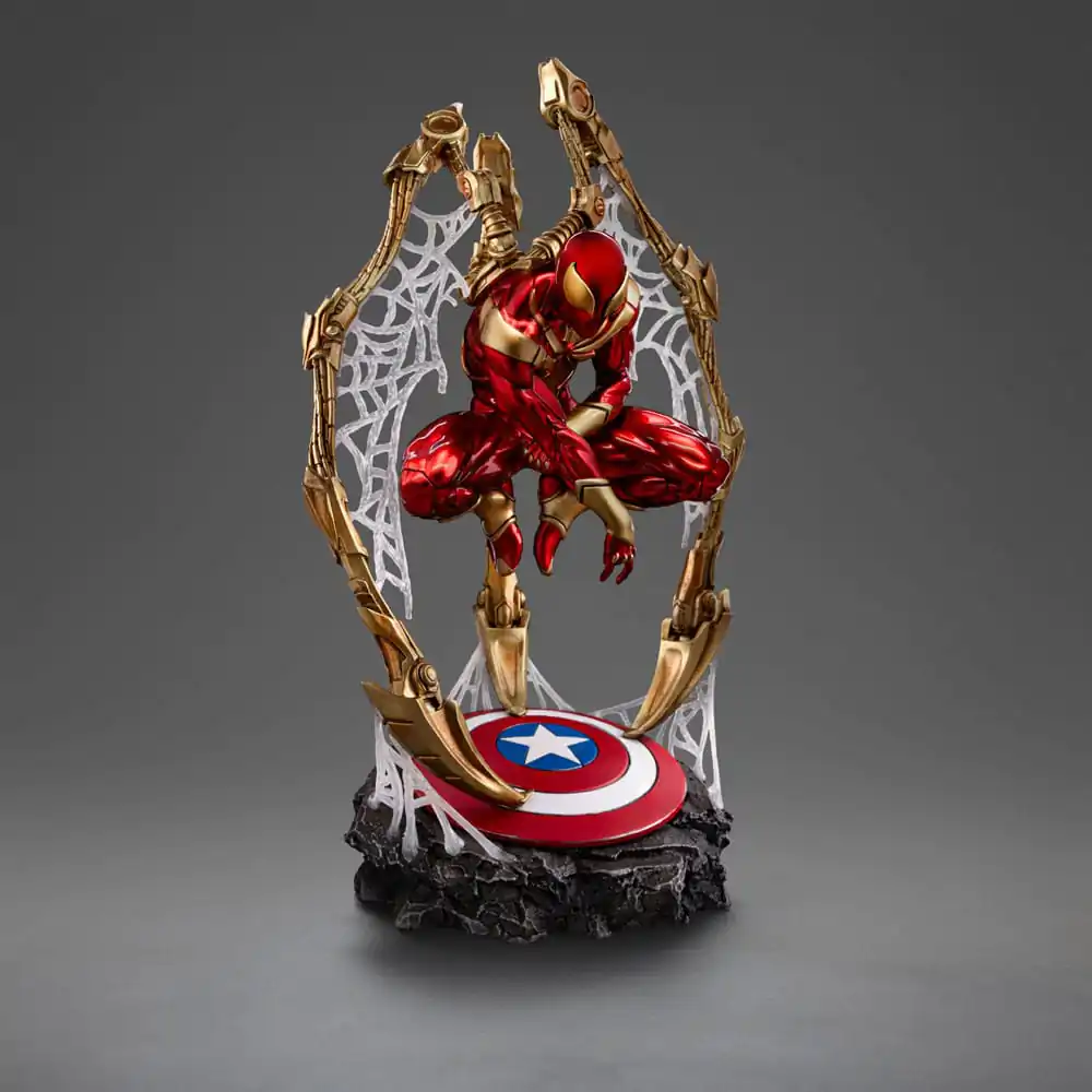 Marvel Art Scale Deluxe Statue 1/10 Spider-man Iron Armor Comics (CCXP Exclusive 2024) 24 cm product photo