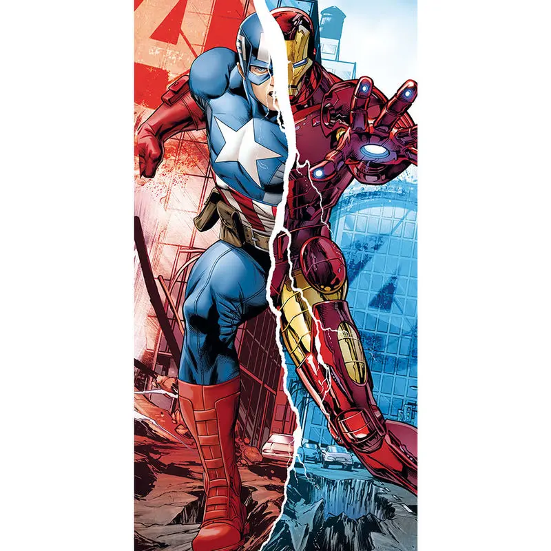 Marvel Avengers Captain America Iron Man cotton towel product photo