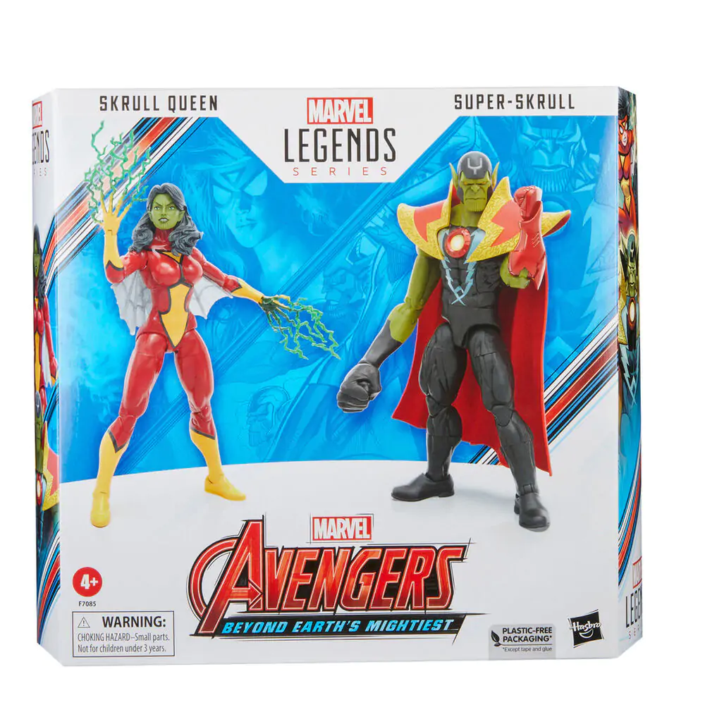 Avengers Marvel Legends Action Figures Skrull Queen & Super-Skrull 15 cm product photo