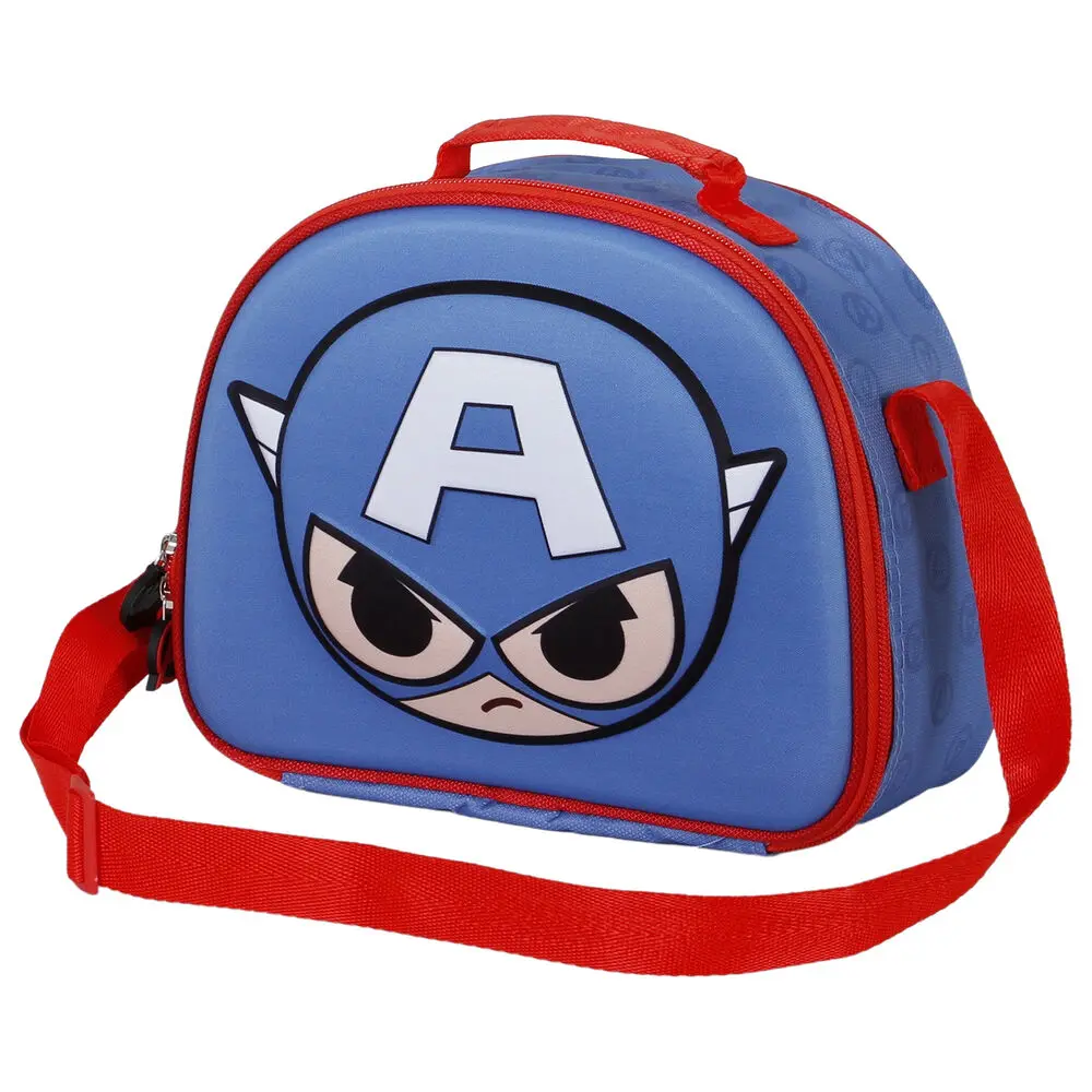 Marvel Avengers Captain America Bobblehead 3D lunch bag termékfotó