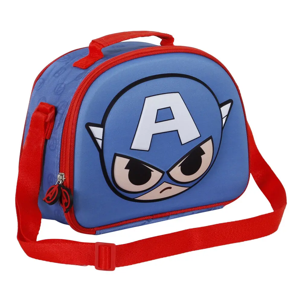 Marvel Avengers Captain America Bobblehead 3D lunch bag termékfotó