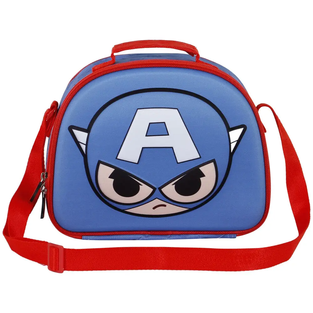 Marvel Avengers Captain America Bobblehead 3D lunch bag termékfotó