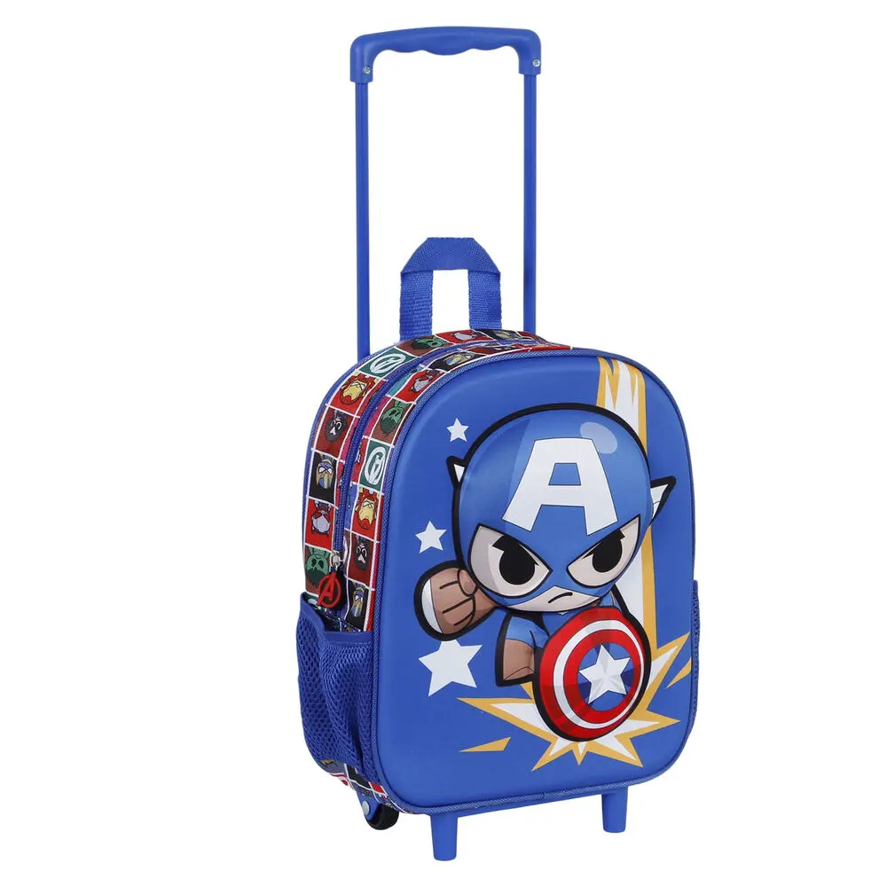 Marvel Avengers Captain America Punch 3D trolley 34cm product photo