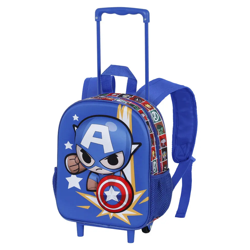 Marvel Avengers Captain America Punch 3D trolley 34cm product photo