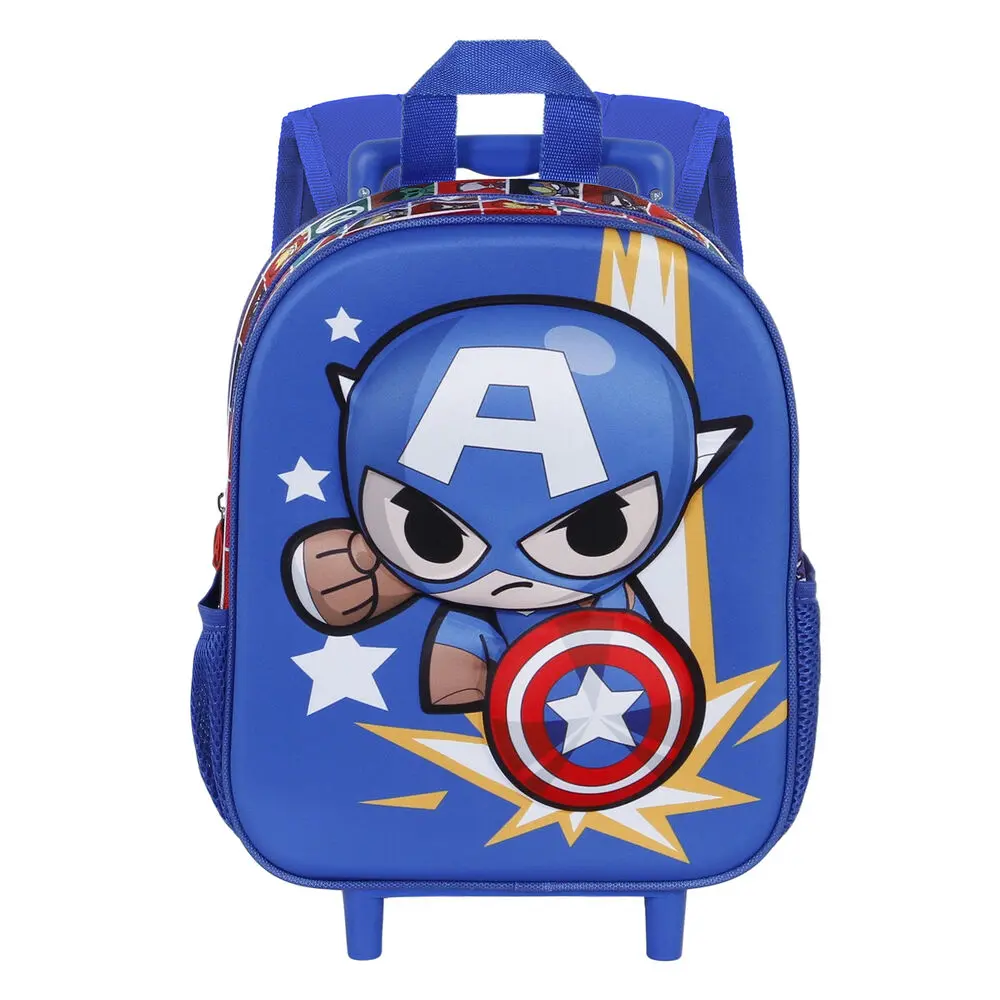 Marvel Avengers Captain America Punch 3D trolley 34cm product photo