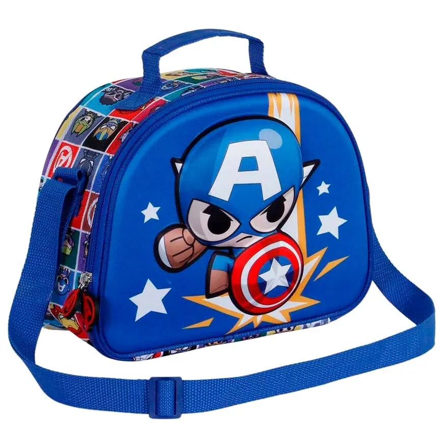 Marvel Avengers Captain America Punch 3D lunch bag product photo