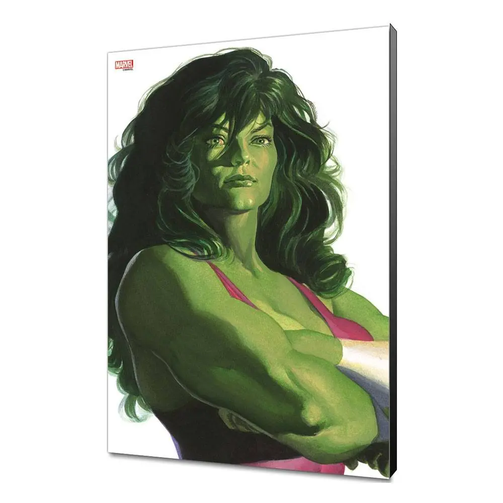Marvel Avengers Collection Wooden Wall Art Alex Ross - She-Hulk 30 x 45 cm product photo