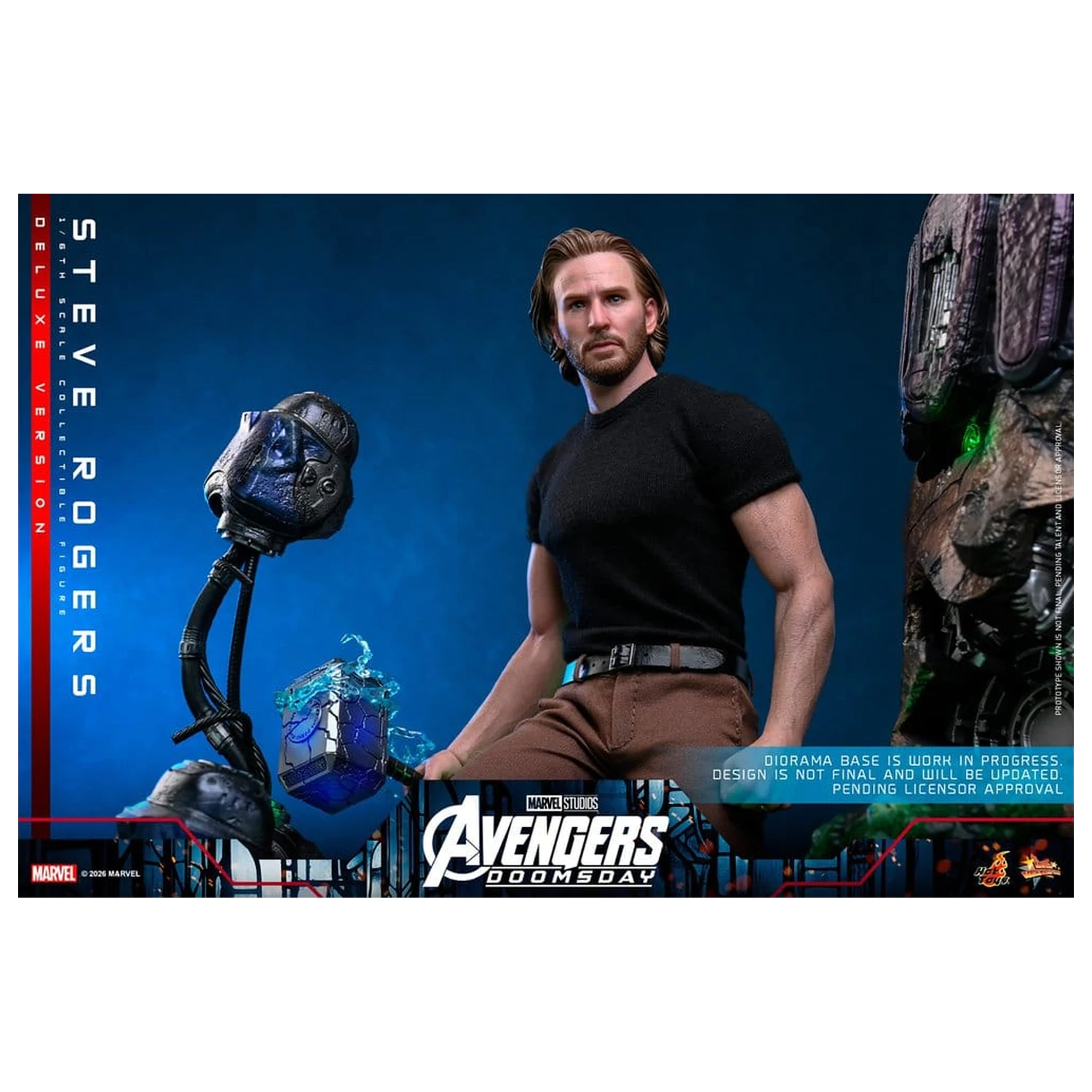 Marvel Avengers: Doomsday Movie Masterpiece Action Figure 1/6 Steve Rogers (Deluxe Version) 31 cm product photo