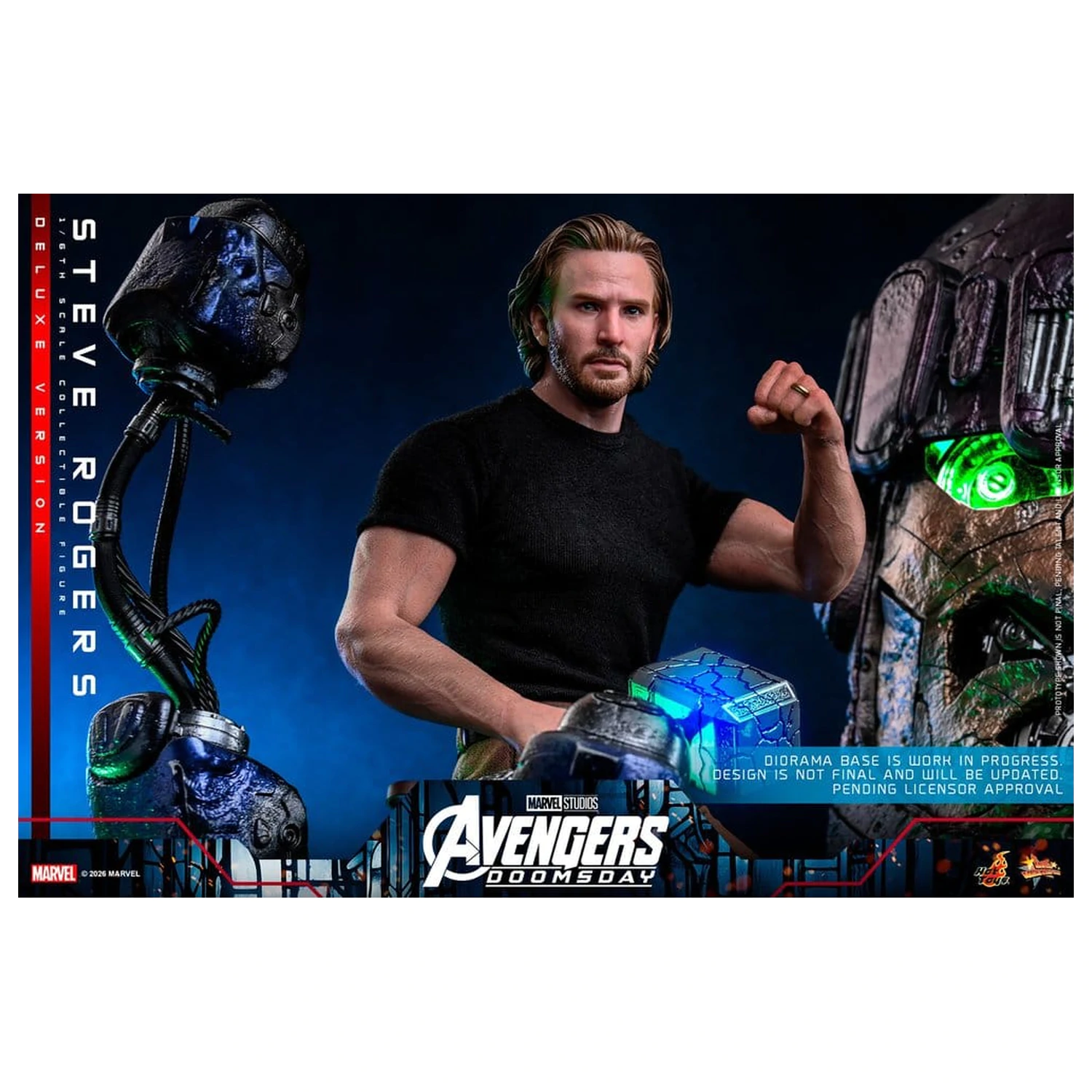Marvel Avengers: Doomsday Movie Masterpiece Action Figure 1/6 Steve Rogers (Deluxe Version) 31 cm product photo