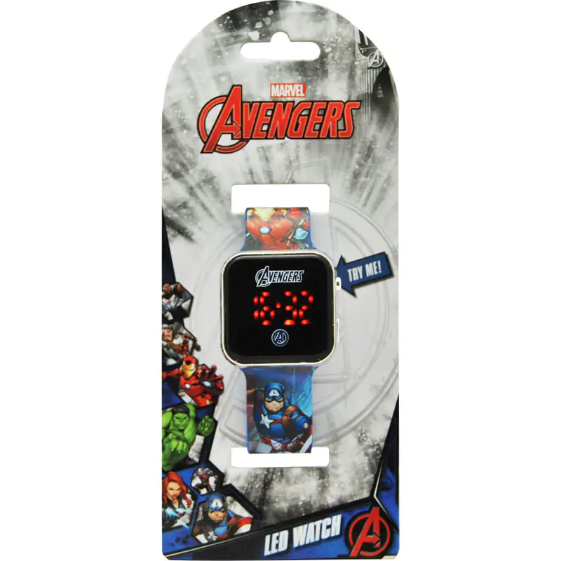Marvel Avengers led watch product photo