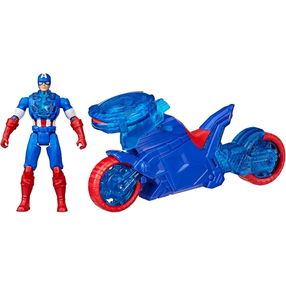 Marvel Avengers Motorbike Shield Thrower + Captain America figure product photo