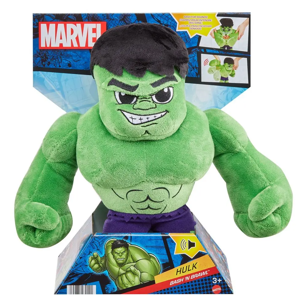 Marvel Bash N Brawl Plush Figure with Sound Hulk 30 cm product photo