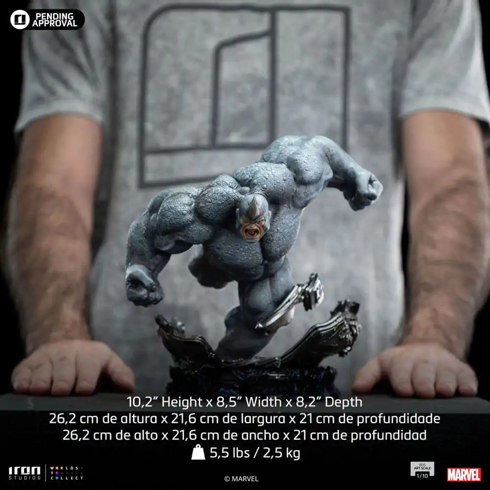 Marvel BDS Art Scale Statue 1/10 Rhino 26 cm termékfotó