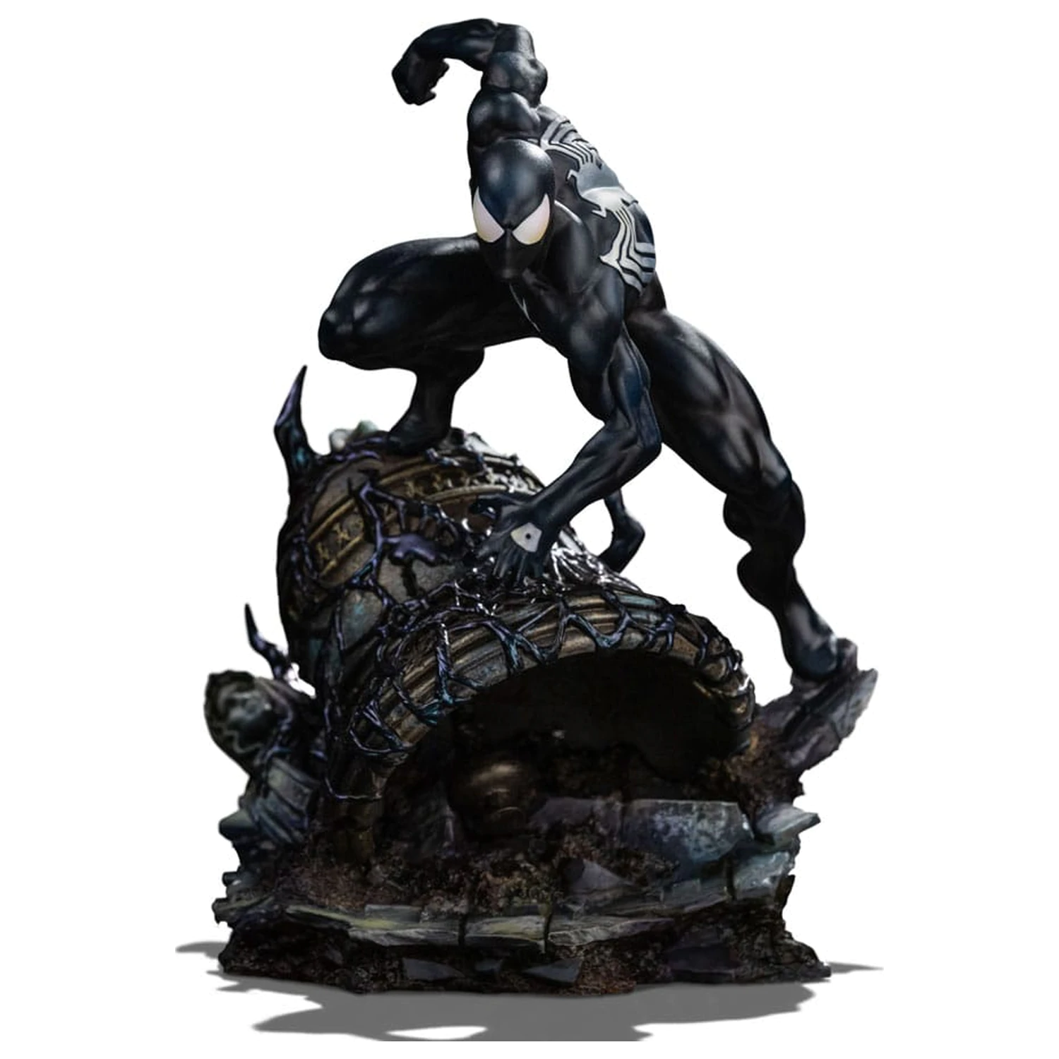 Marvel BDS Art Scale Statue 1/10 Spider-Man Black Costume 20 cm product photo