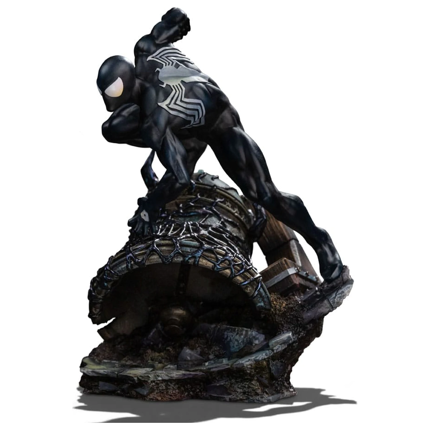 Marvel BDS Art Scale Statue 1/10 Spider-Man Black Costume 20 cm product photo