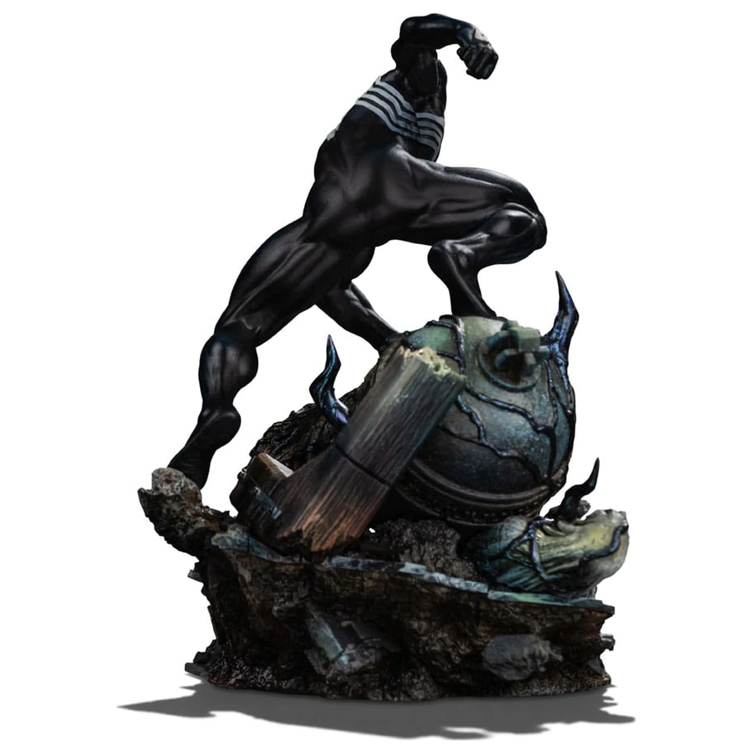 Marvel BDS Art Scale Statue 1/10 Spider-Man Black Costume 20 cm product photo