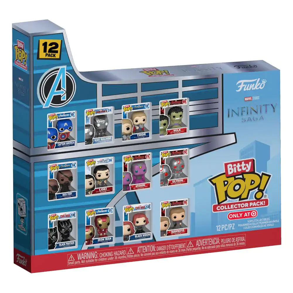 Marvel Bitty Funko POP! Vinyl Figure 12-Pack Infinity Saga 2,5 cm product photo