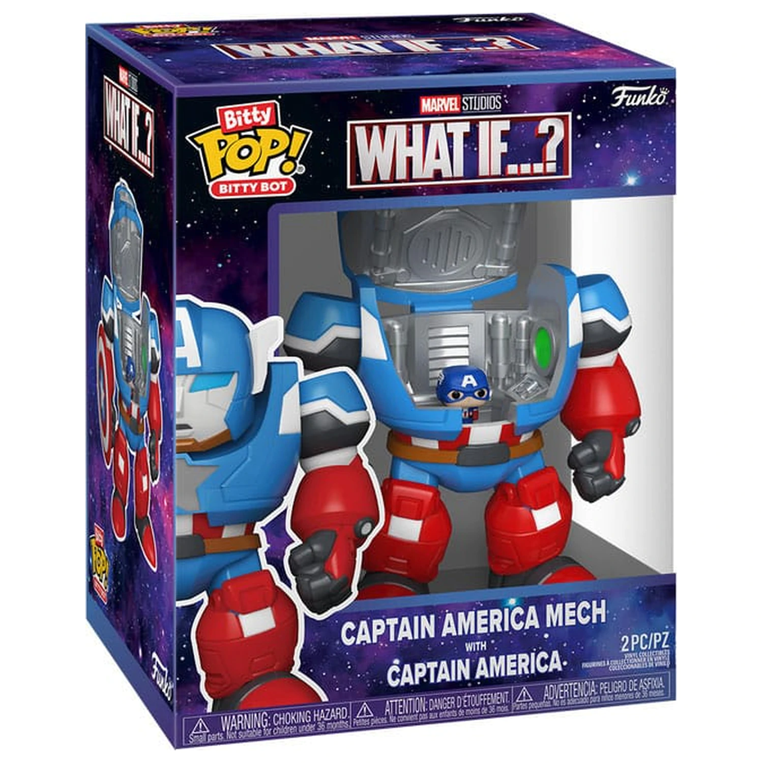 Marvel Bitty Funko POP! Bots Figure WI- CA Mech w/Cap 11,7 cm product photo