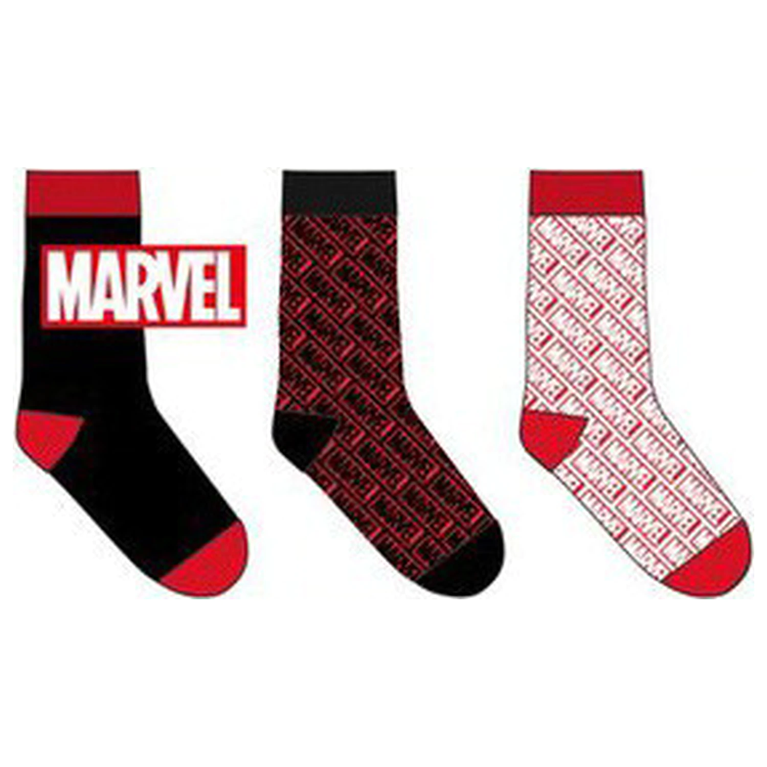 Marvel Black men's socks 39/42 product photo