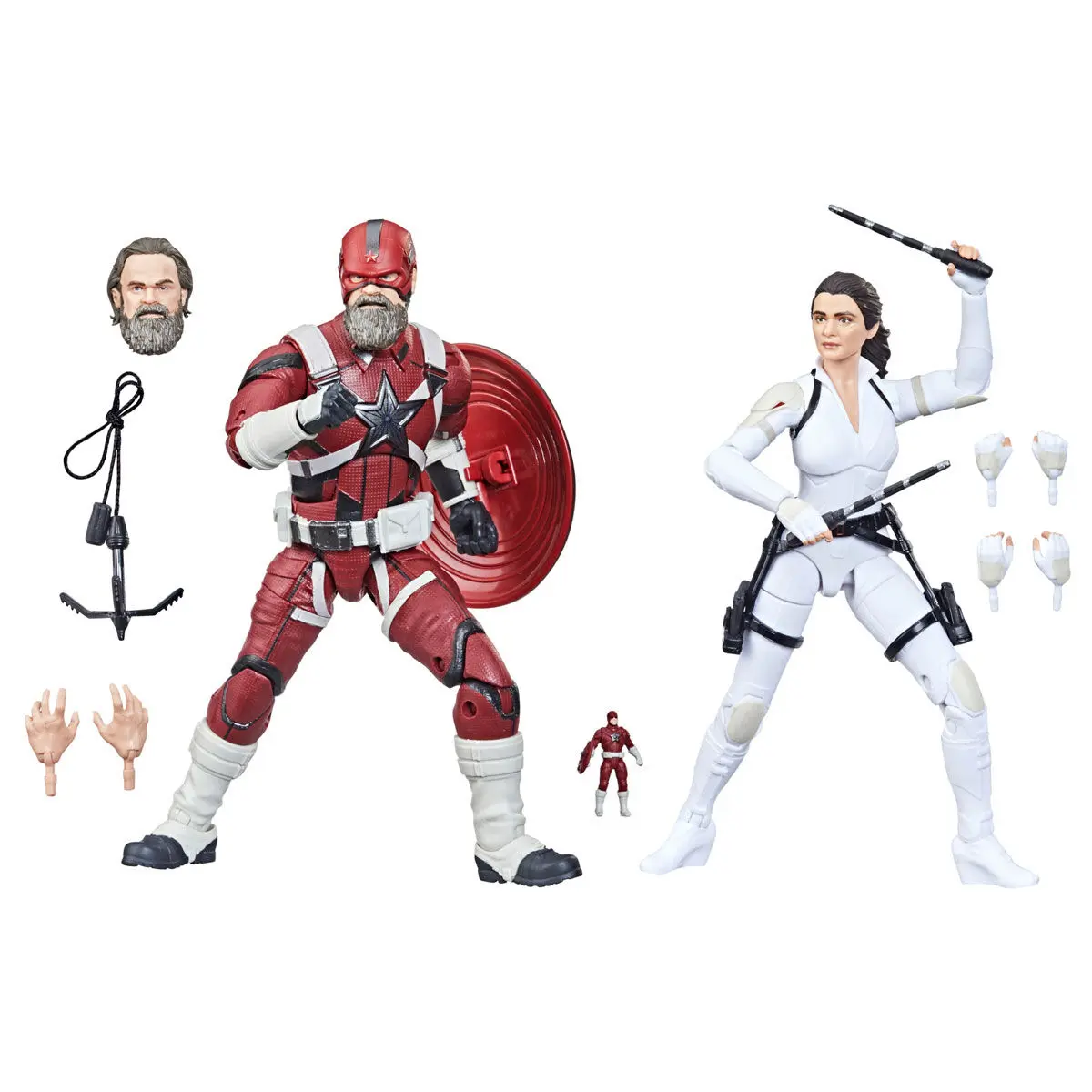Black Widow Marvel Legends Action Figure 2-Pack 2021 Red Guardian &amp; Melina 15 cm product photo
