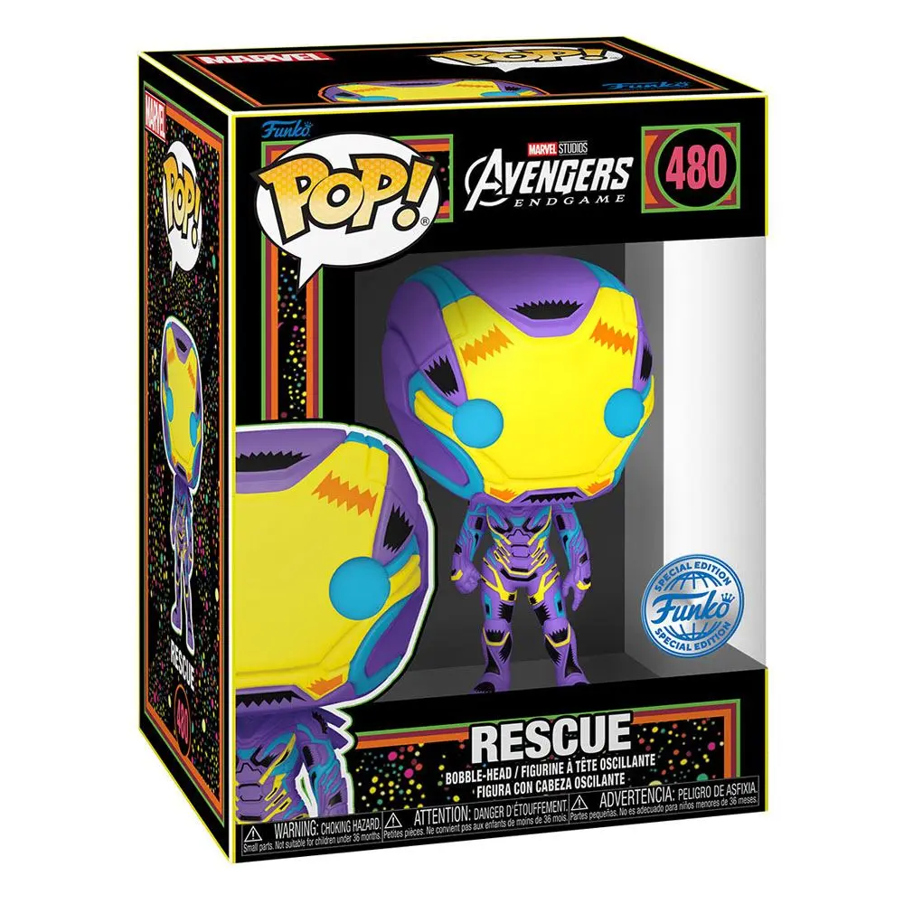 Marvel Avengers Rescue Funko POP figure & tee box Rescue product photo