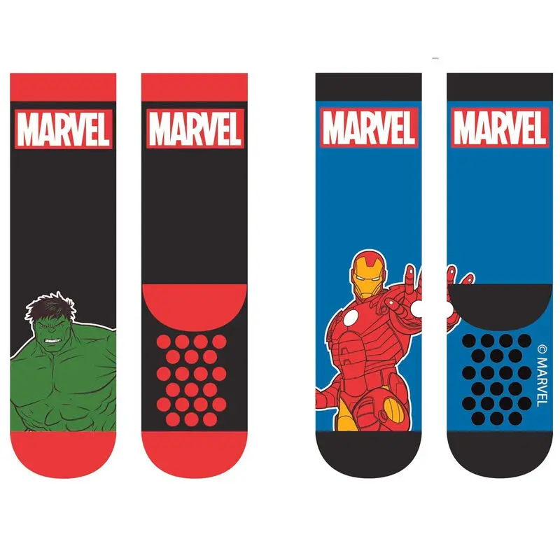 Marvel Avengers kids pack 2 anti-slip socks product photo