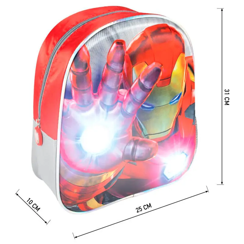 Marvel Avengers 3D backpack with lights 31cm product photo