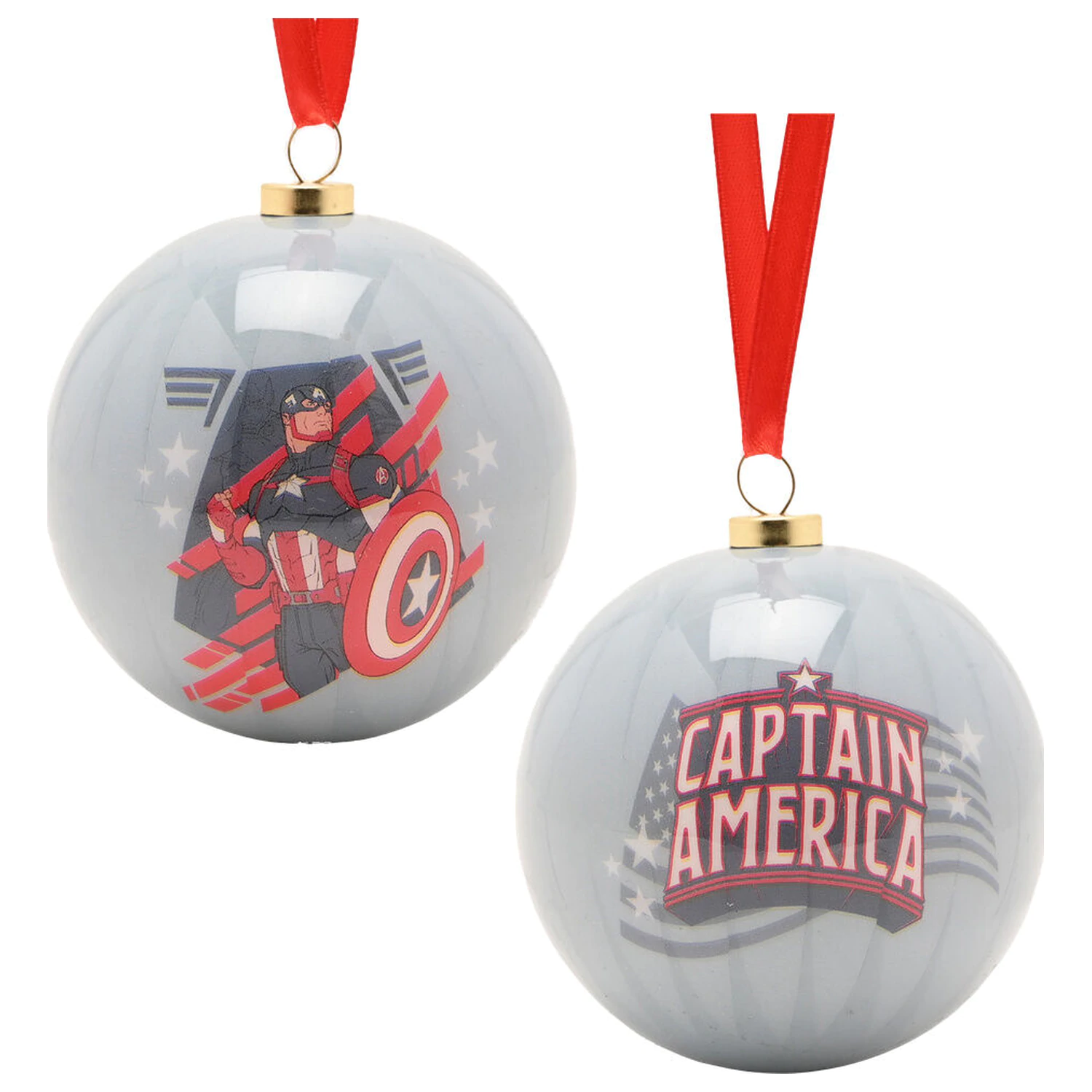 Marvel Avengers set 6 Christmas ball product photo