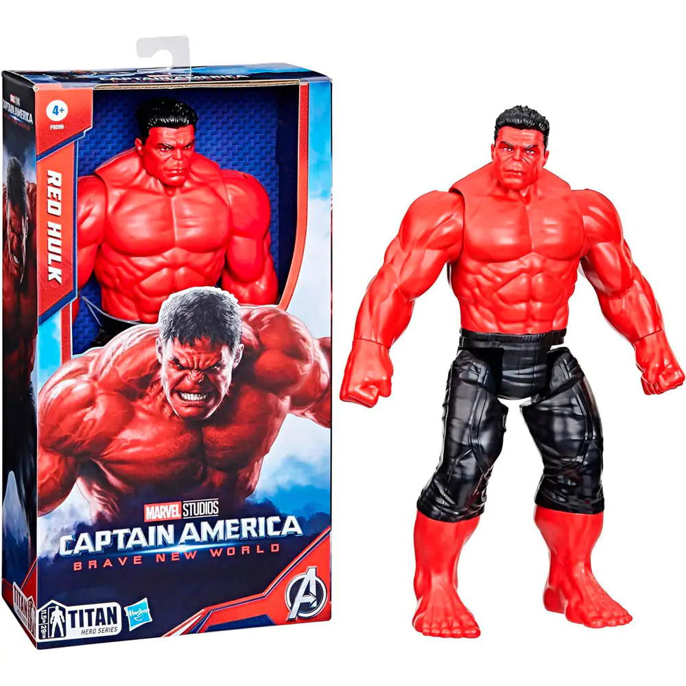 Marvel Avengers Captain America Brave New World Titan Hero Red Hulk figure 30cm termékfotó