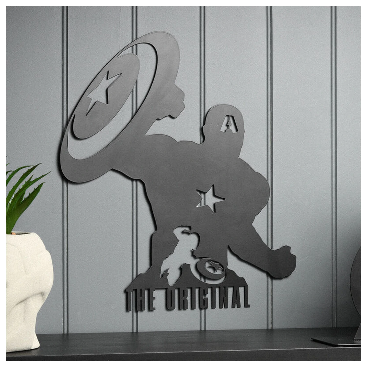 Marvel Avengers Captain America wall plaque product photo