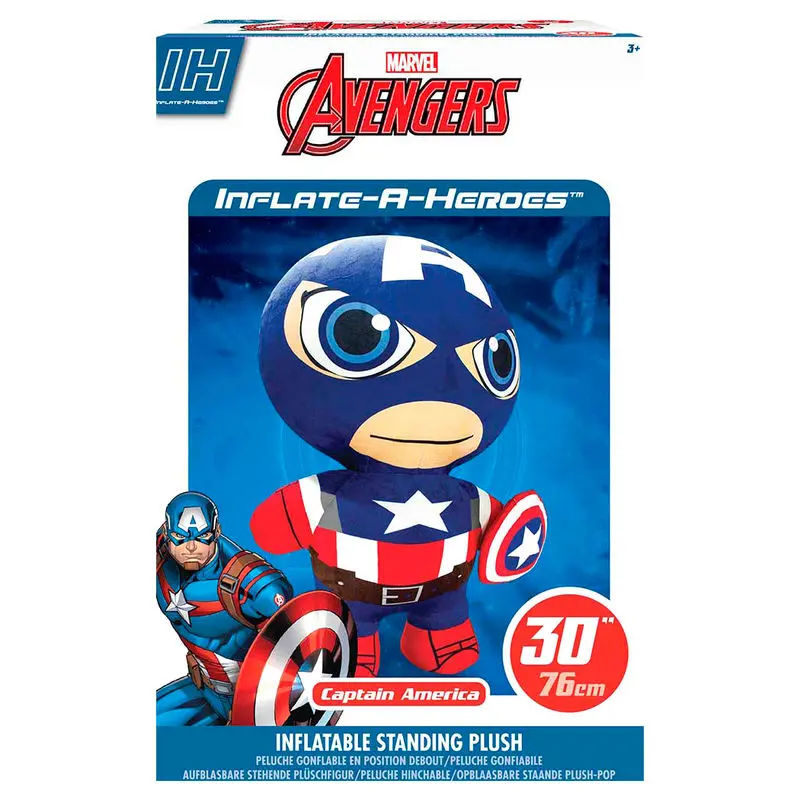 Marvel Avengers Captain America inflatable plush toy 76cm product photo