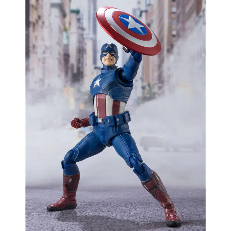 Avengers S.H. Figuarts Action Figure Captain America (Avengers Assemble Edition) 15 cm product photo