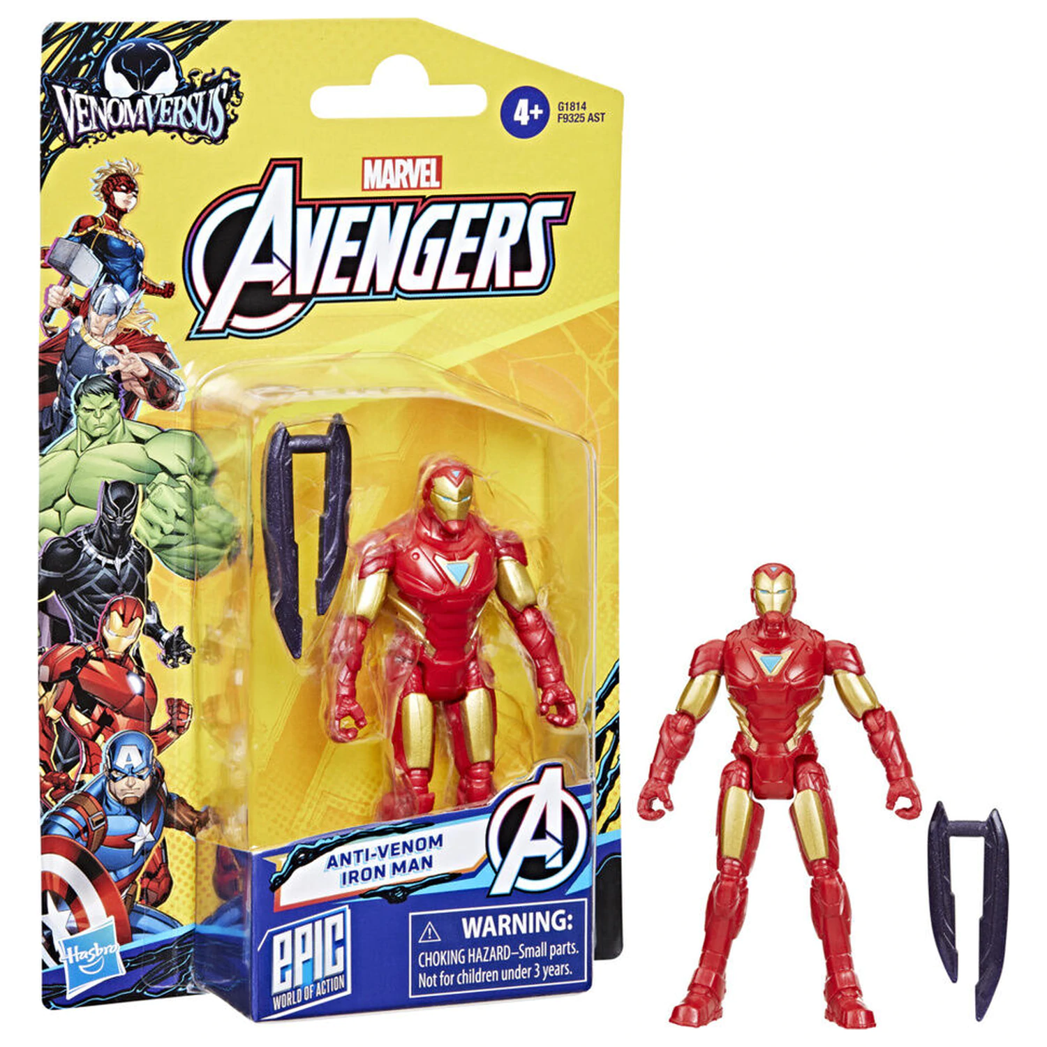 Marvel Avengers Anti-Venom Iron Man figure 10cm product photo