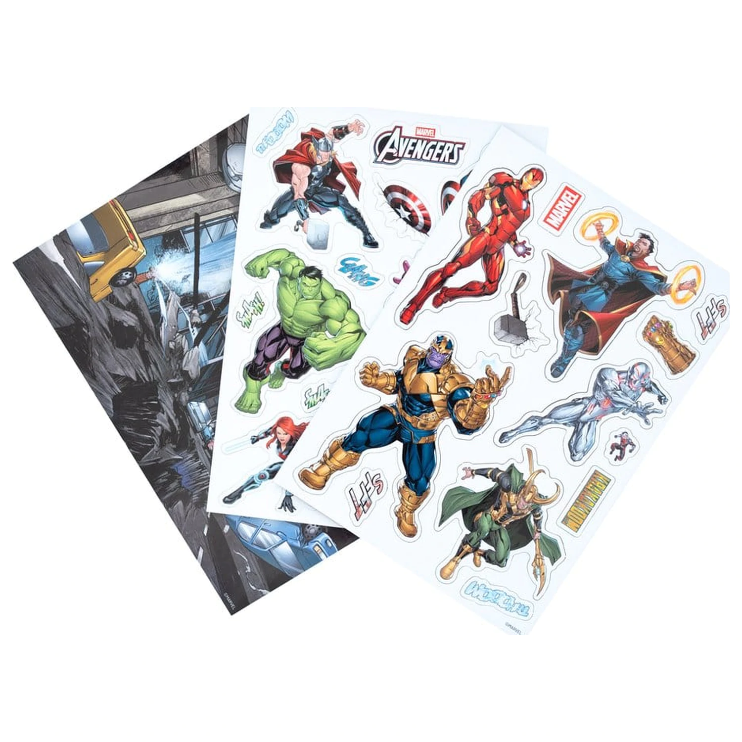 Marvel Die-Cut Magnet Set Avengers  product photo