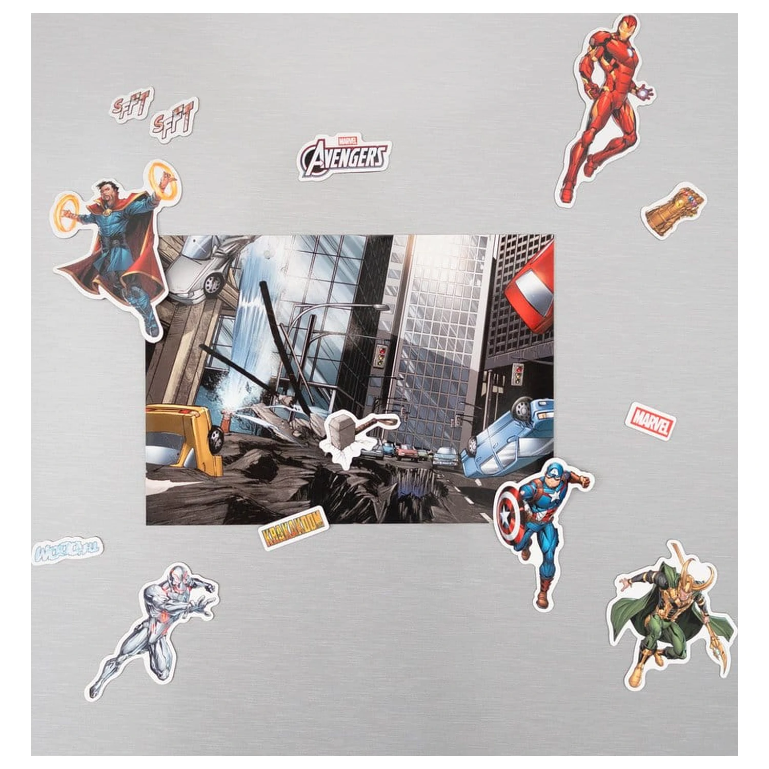 Marvel Die-Cut Magnet Set Avengers  product photo