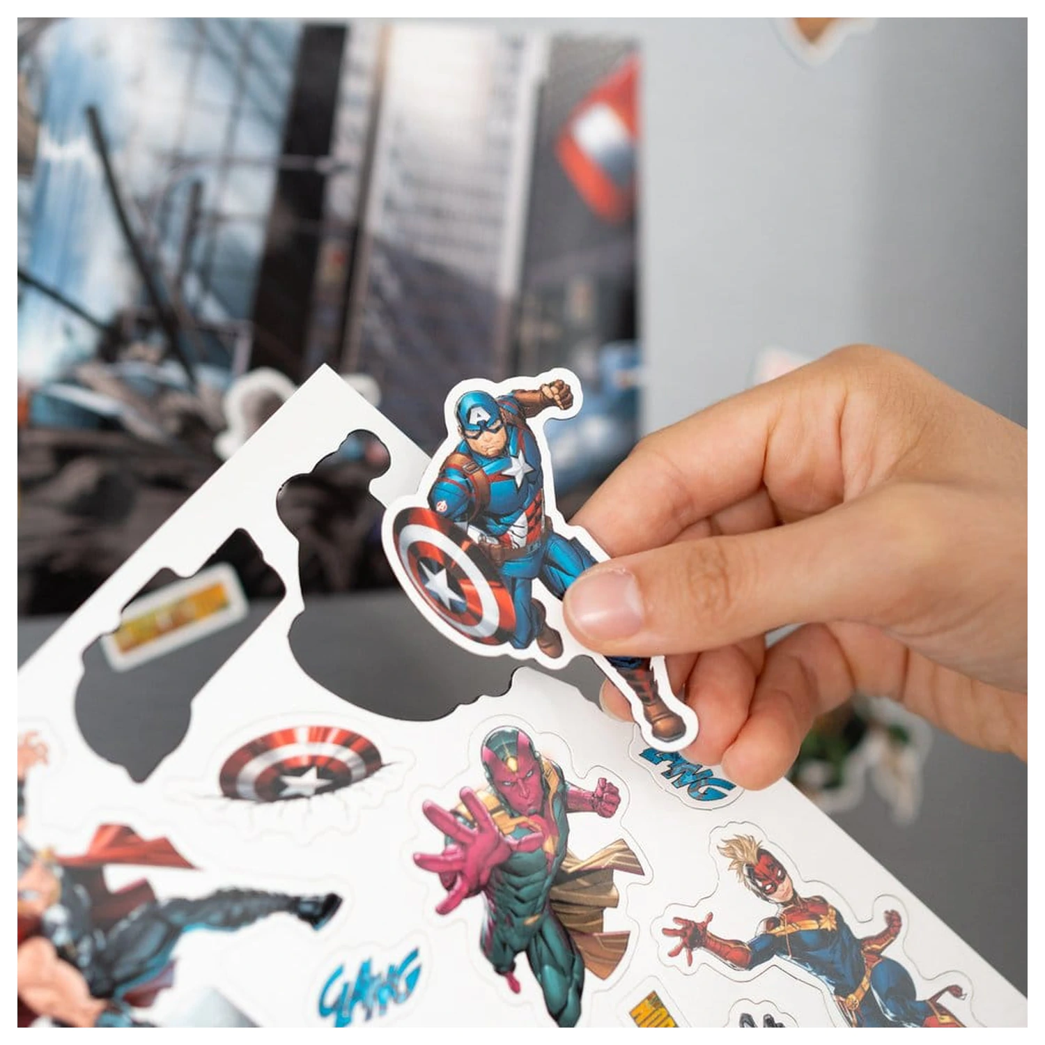 Marvel Die-Cut Magnet Set Avengers  product photo