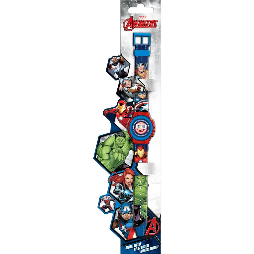 Marvel Avengers digital watch product photo