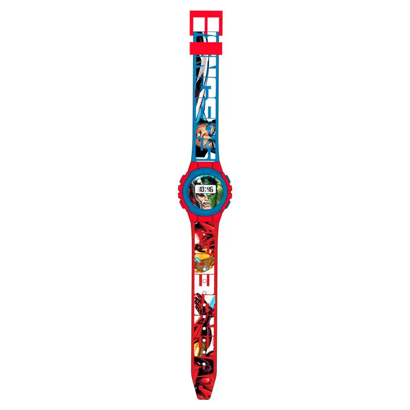 Marvel Avengers digital watch + diary + 6 multi colour pen set product photo