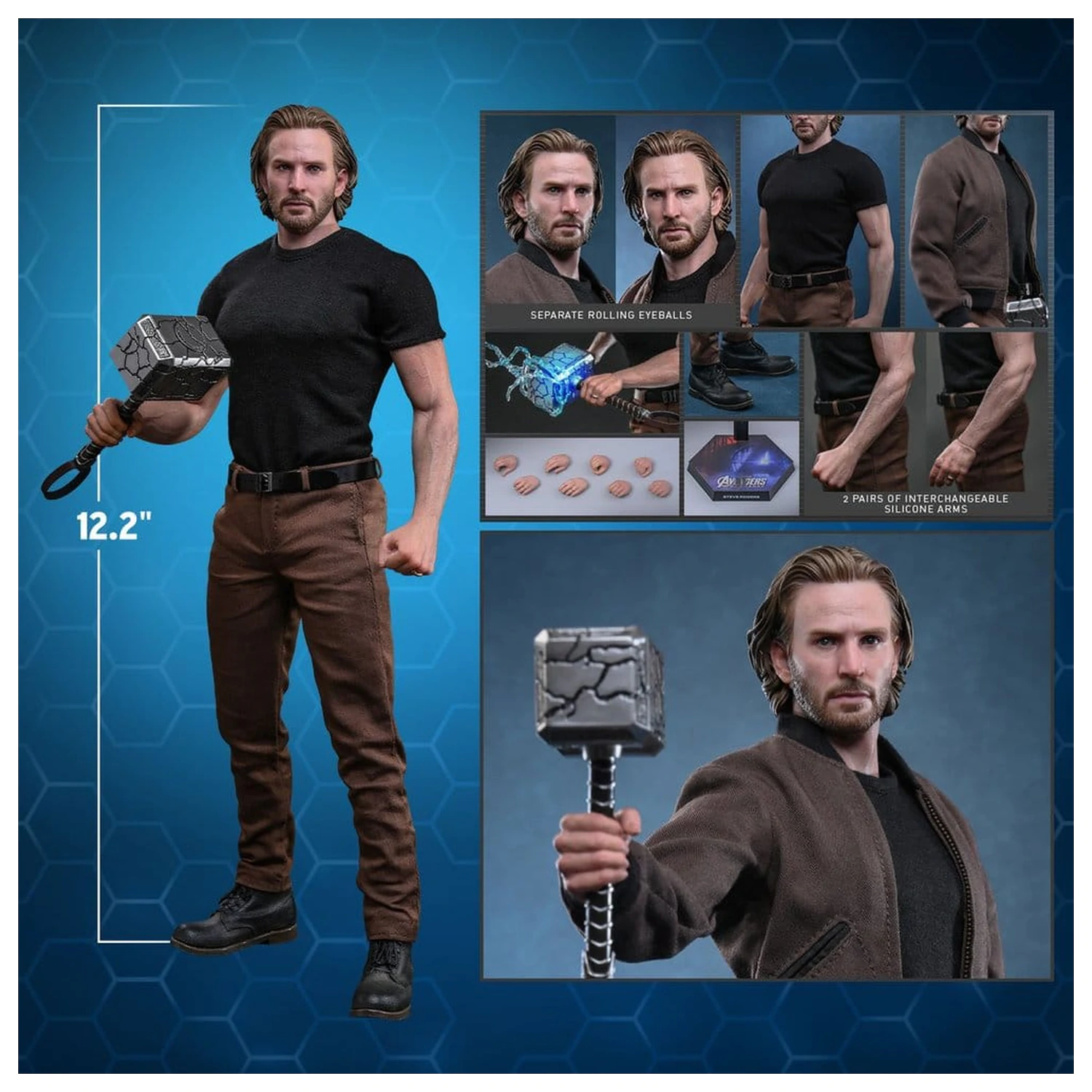 Marvel Avengers: Doomsday Movie Masterpiece Action Figure 1/6 Steve Rogers 31 cm product photo