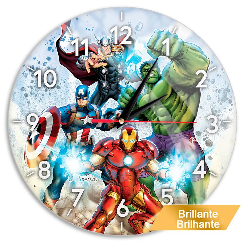 Marvel Avengers wall clock product photo